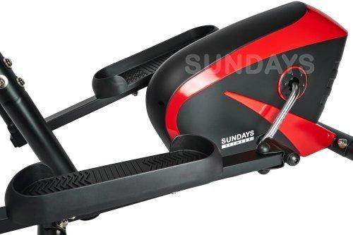 Эллиптический тренажер Sundays Fitness K8309H-1 (черный/красный) - фото 10 - id-p188553366