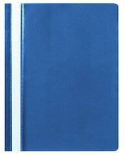 Папка-скоросшиватель А4 синяя 0.10/0.11 мм