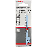 Пильное полотно S 422 BF Flexible for Metal (2 шт / 100 мм) BOSCH (2608656268)