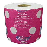 Бумага туалетная со втулкой Yanka, 39м./рулон