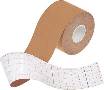 Кинезио тейп 5 м*5 см, бежевая (Physio Tape, beige), SF 0192