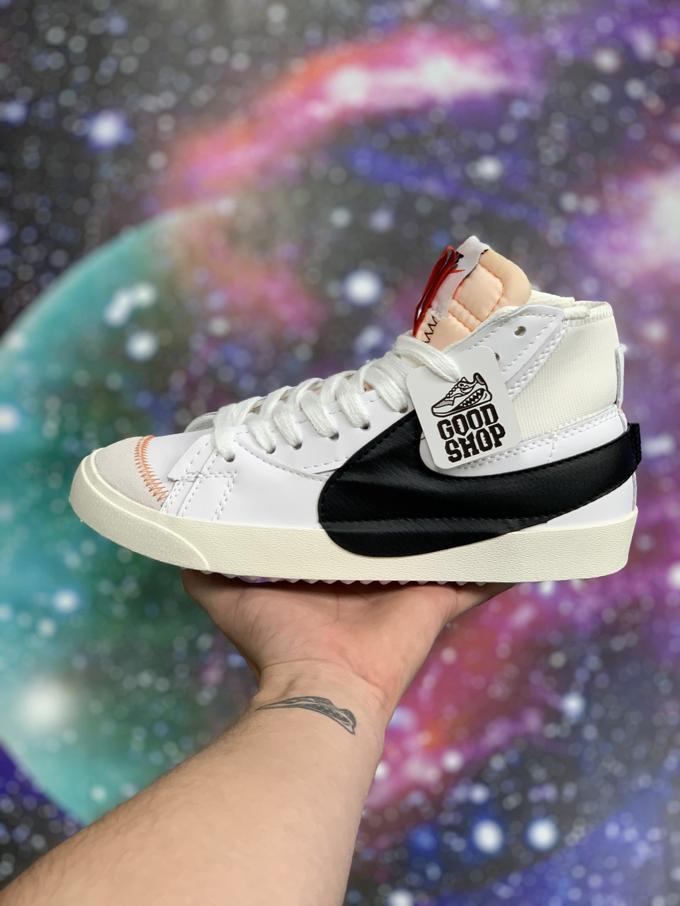 Кроссовки Nike Blazer Mid '77 Jumbo White Black