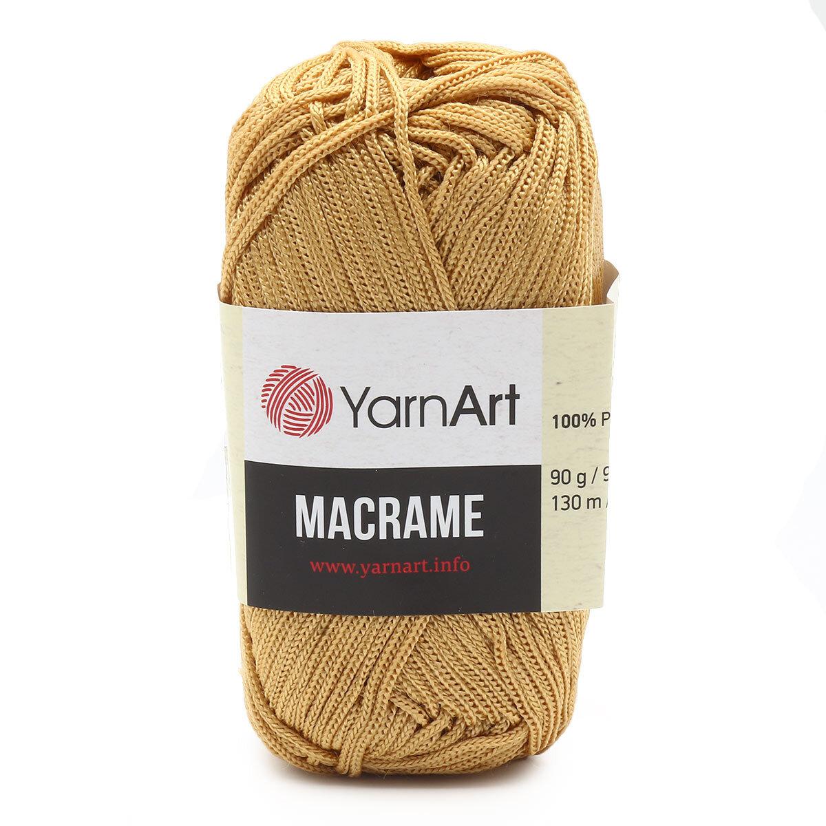 Пряжа Yarnart Macrame (Ярнарт Макраме ) цвет 155 карамель