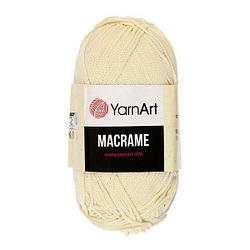 Пряжа Yarnart Macrame (Ярнарт Макраме ) цвет 137 молочный