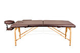 Массажный стол Atlas Sport складной 2-с деревянный 60 см (коричневый), фото 2