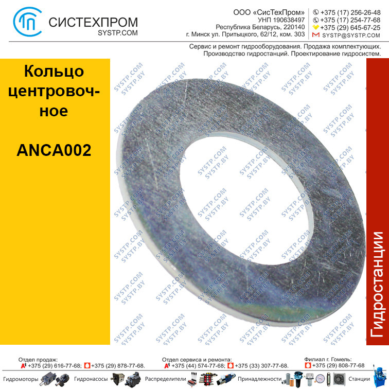 Кольцо центровочное ANCA002 - фото 1 - id-p188567043
