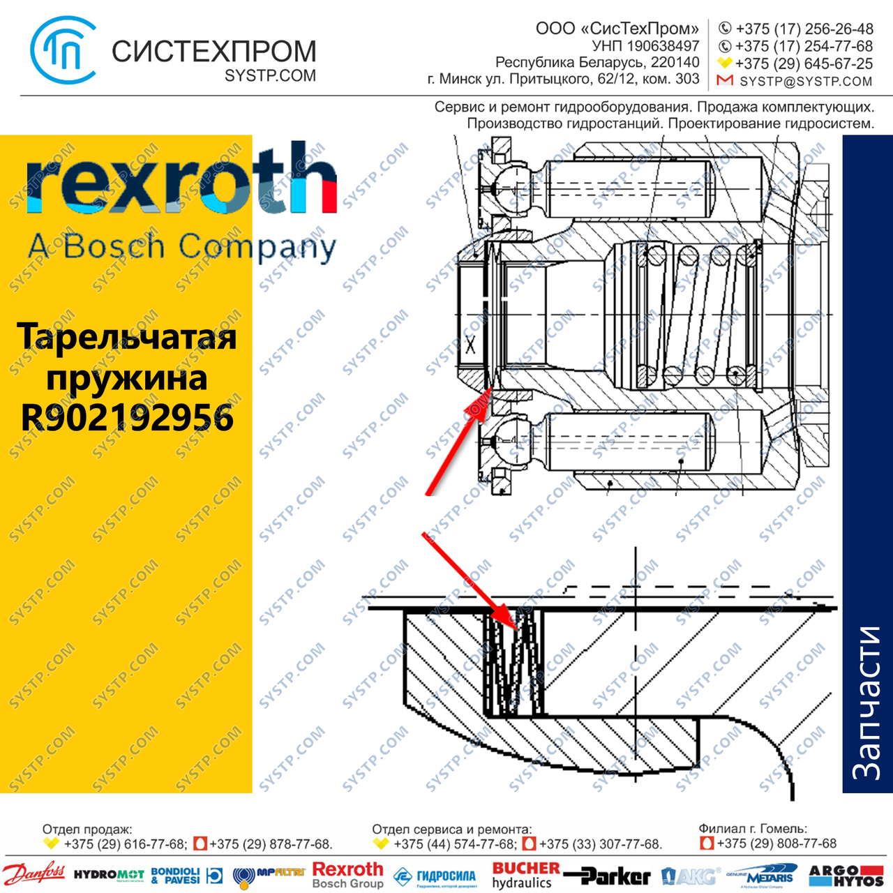 Тарельчатая пружина R902192956