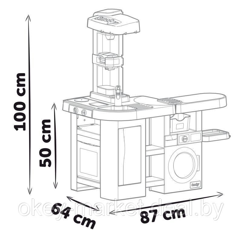 Детская игровая кухня Smoby MiniTefal Studio с прачечной 311050 - фото 2 - id-p188569593