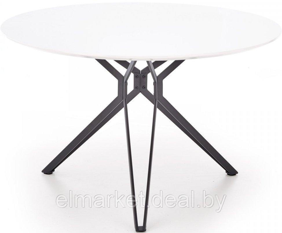 Обеденный стол Halmar Pixel белый/черный - фото 1 - id-p188575477