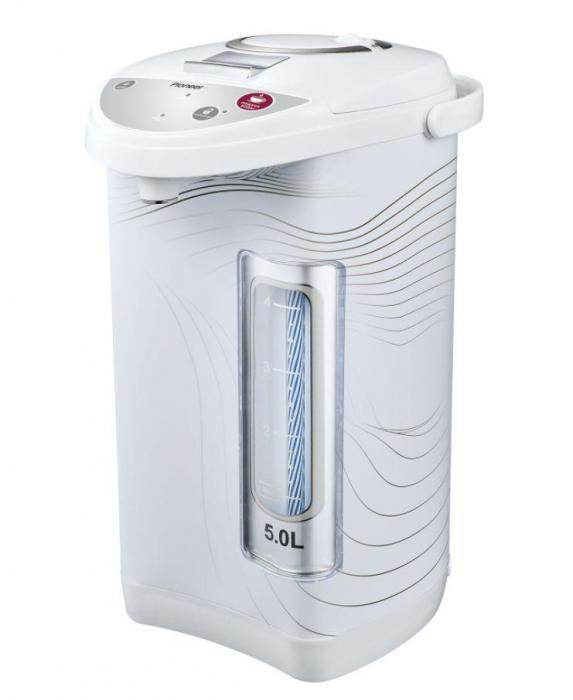Термопот PIONEER TP710 белый чайник-термос электрический 5 литров - фото 1 - id-p188577340
