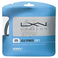 Струна теннисная Luxilon Alu Power Soft Silver 1.25/12.2 м (серебристый) (арт. WRZ990101)