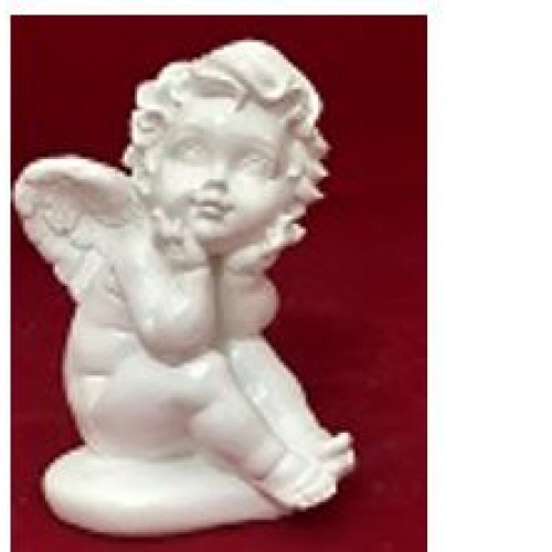 Статуэтка ангел пупс на сердце бел., лсм-146 - фото 1 - id-p188580409