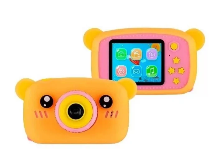 Детский фотоаппарат Мишка (оранжевый) - фото 2 - id-p188563976