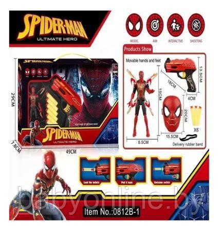 Маска, фигурка и бластер Spider-Man Человек-паук арт 0812B-1 - фото 2 - id-p188587309