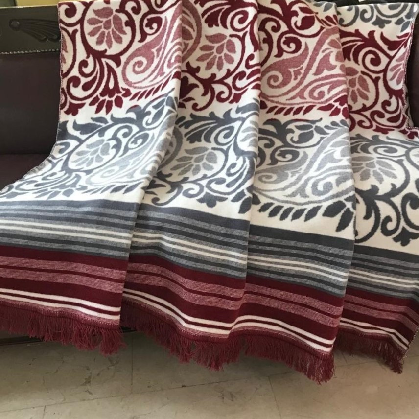 Хлопковый плед DO&CO 150x200 RUSSIAN арт. 10395