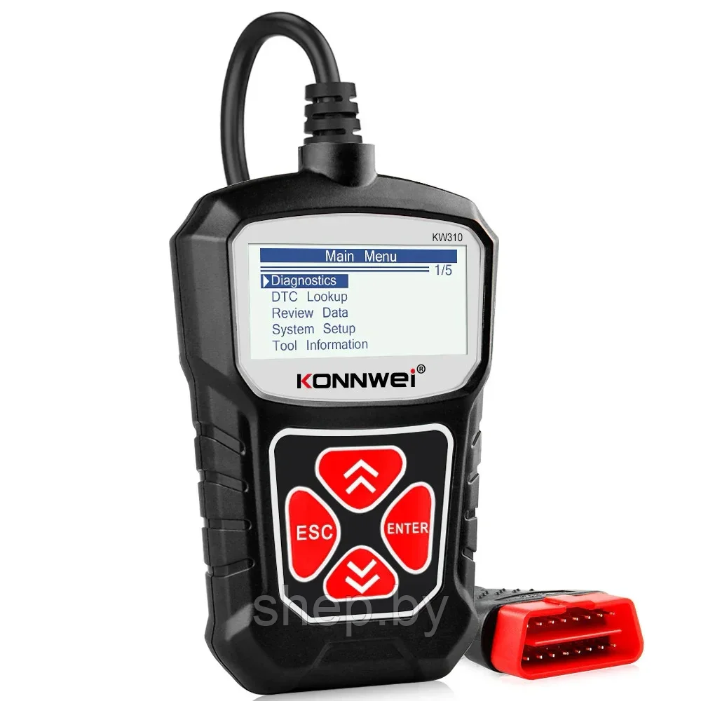 Автомобильный сканер Konnwei KW310 (OBD2. Встроенная библиотека ошибок) - фото 2 - id-p188595155