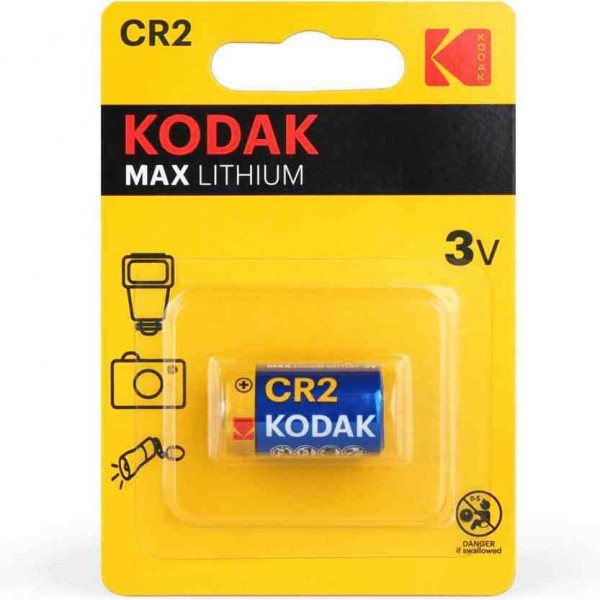 Батарейка Kodak MAX Lithium CR2 - фото 1 - id-p188595086
