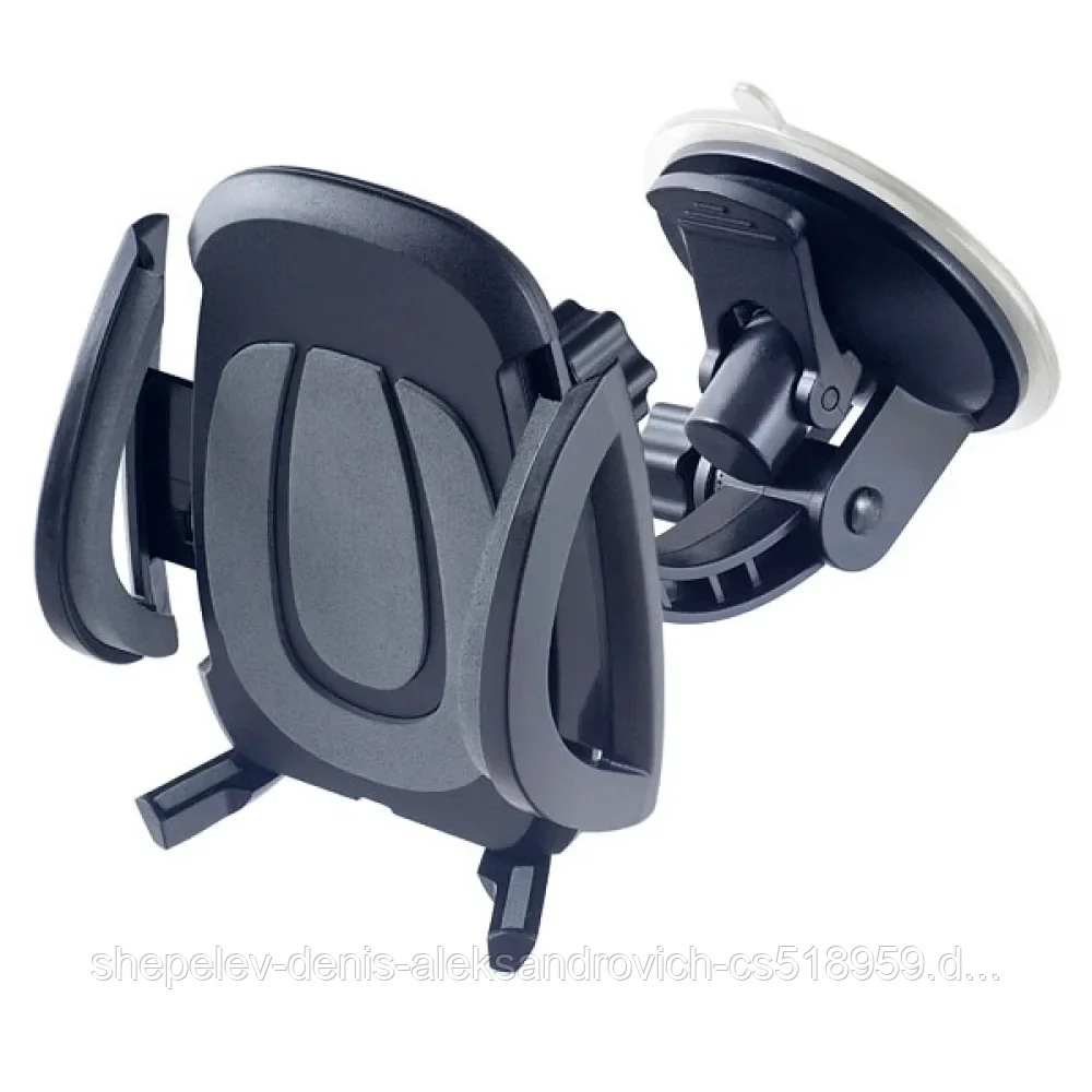Автомобильный держатель Perfeo-520 PF_4318 /до 6,5"/на стекло/для смартфона/навигатора/черный
