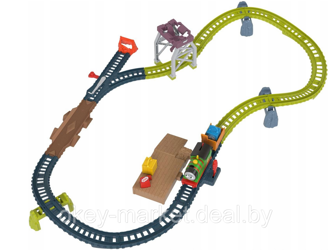 Игровой набор Thomas & Friends Томас и его друзья Моторизированная трасса с паровозиком HGY78/HGY80 - фото 2 - id-p188596275
