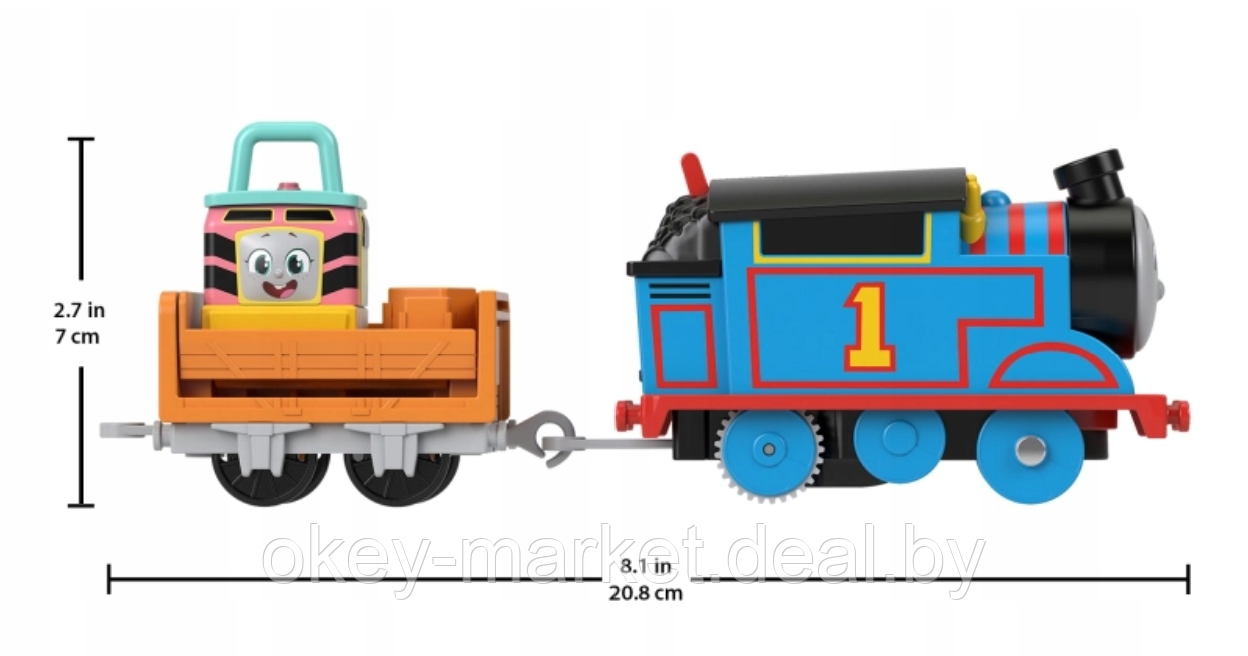 Игровой набор Thomas & Friends Томас и его друзья Карли и Сэнди HDY58 - фото 5 - id-p188597087