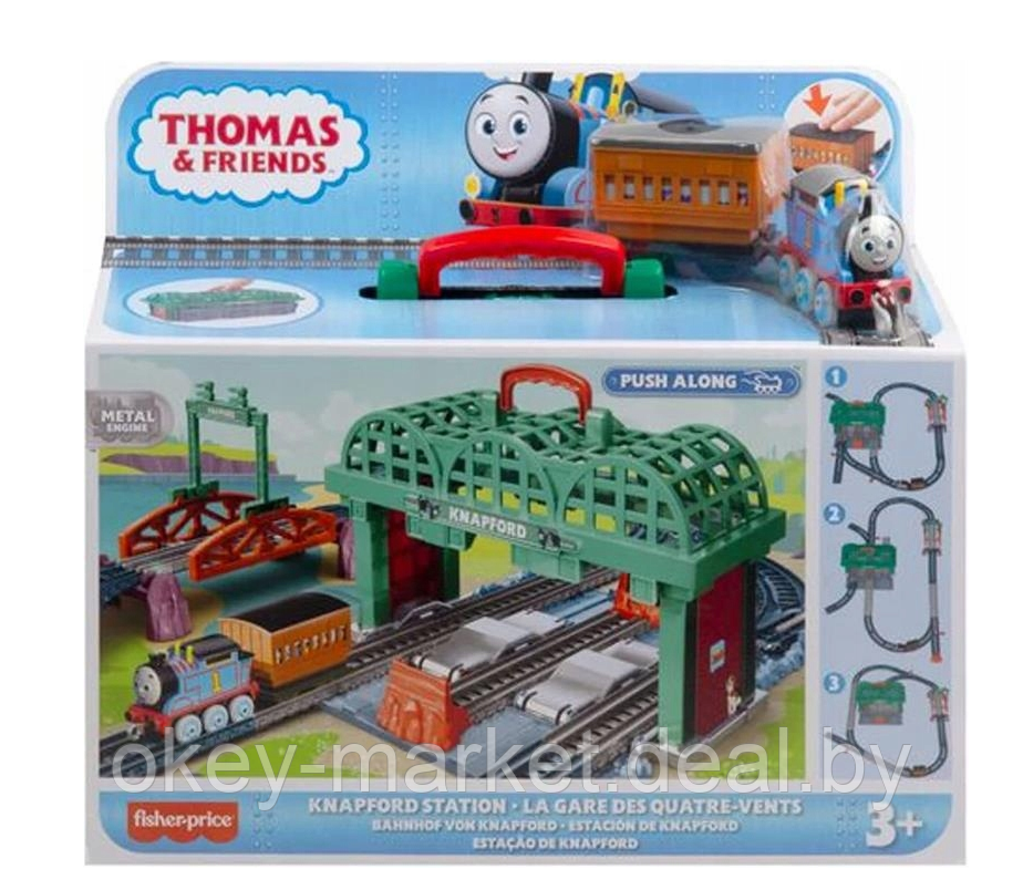 Игровой набор Thomas & Friends Томас и его друзья Кнэпфордская станция HGX63 - фото 1 - id-p188597485