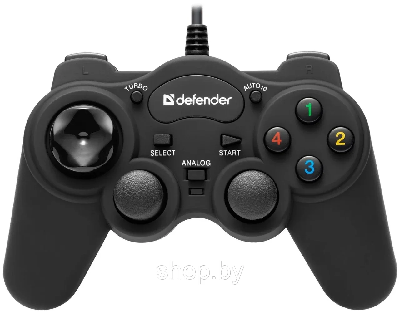 Геймпад Defender Game Racer Turbo RS3 USB-PS2/3 - фото 1 - id-p188598432