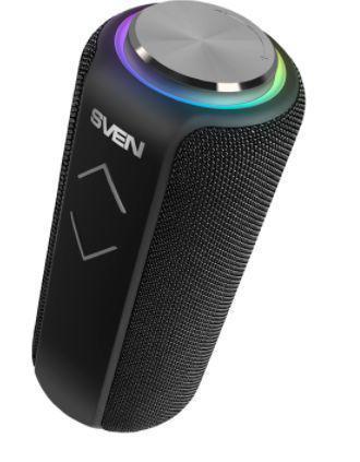 Портативный беспроводной bluetooth динамик колонка SVEN PS-275 черный переносная блютуз водонепроницаемая