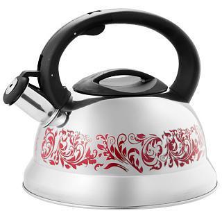 Чайник со свистком из нержавейки металлический WEBBER BE-0520 индукционный
