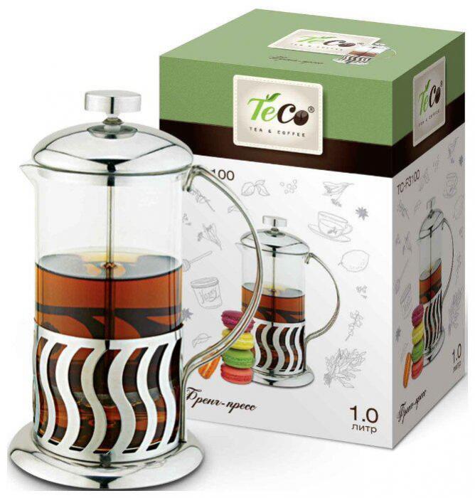 Френч-прессы для чая и кофе TECO TС-F3100 - фото 3 - id-p188227298