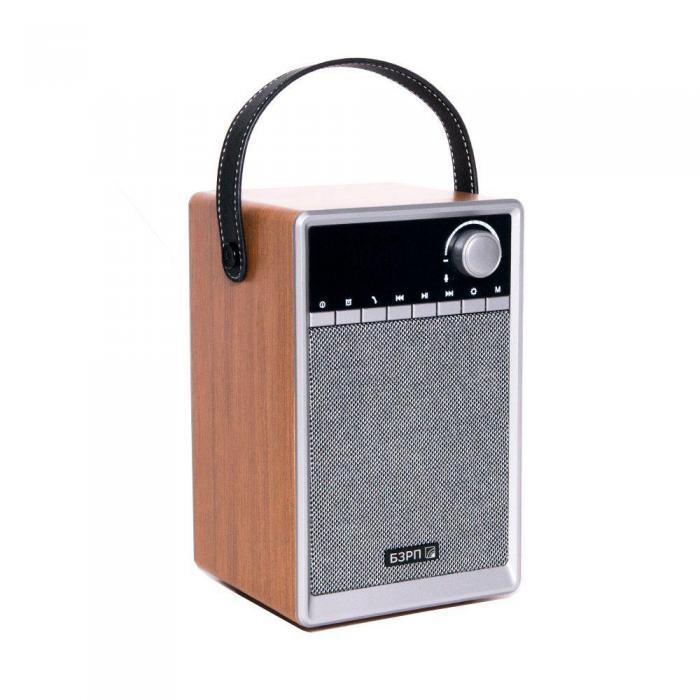 Портативный цифровой радиоприемник БЗРП РП-333 мощный переносной аккумуляторный FM приемник ретро радио