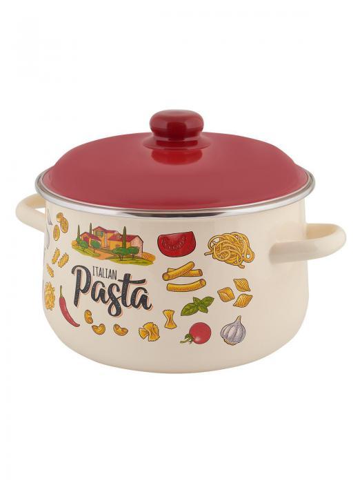 Кастрюля эмалированная APPETITE Pasta ITALIAN 4,0л 1с46я