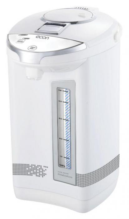 Термопот ECON ECO-503TP белый чайник-термос электрический - фото 1 - id-p188230036