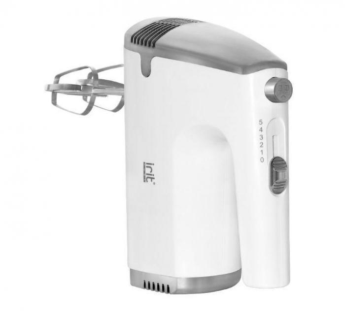 Миксер ручной кухонный электрический с насадками мощный погружной кондитерский для взбивания крема дома белый - фото 2 - id-p188224037