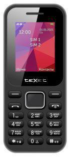 Кнопочный мобильный телефон TEXET TM-122 Черный - фото 1 - id-p188226264