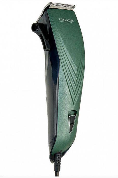 Сетевая машинка для стрижки волос DELTA LUX DE-4201 зеленый
