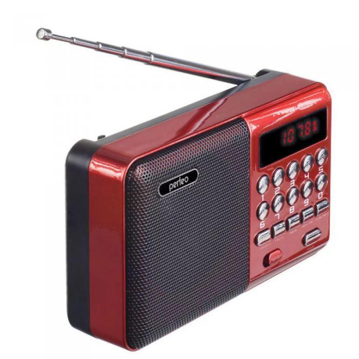Портативный радиоприемник PERFEO PF-A4871 красный