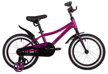 Детский велосипед для девочек с приставными колесами NOVATRACK 167AKATRINA.GPN22 розовый