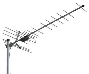 Антенна тв наружная телевизионная LOCUS ЭФИР-18 AF L035.18DF активная для цифрового телевидения