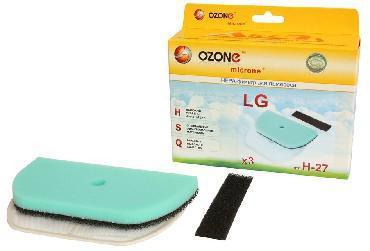 OZONE microne H-27 наб. микрофильтров для пылесоса LG - фото 1 - id-p188235784