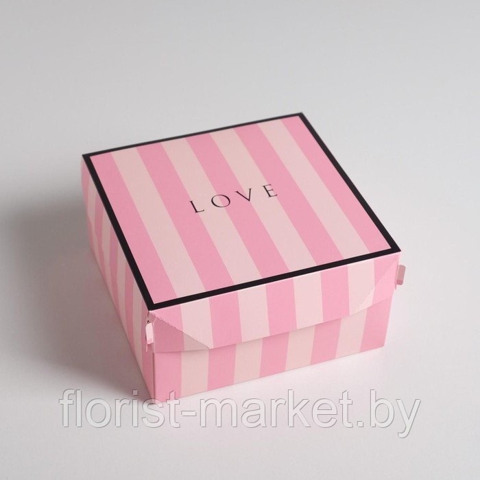 Коробка складная «Розовая», 17*9*17 см, фото 1