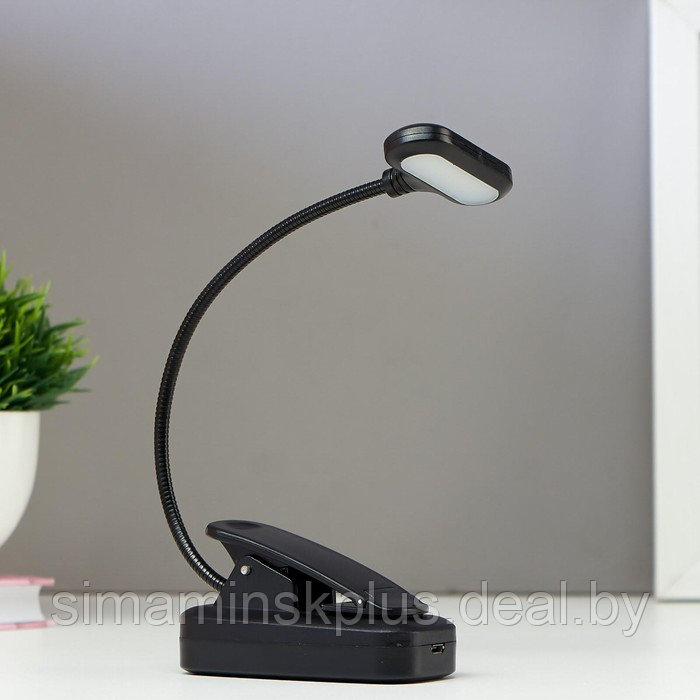 Светильник 16108/1 LED USB черный 5,3х8,2х22,5 см - фото 1 - id-p188601986