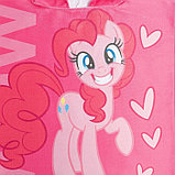 Полотенце-пончо детское махровое My Little Pony Пинки Пай 60х120 см, 50% хл., 50% полиэстер, фото 7