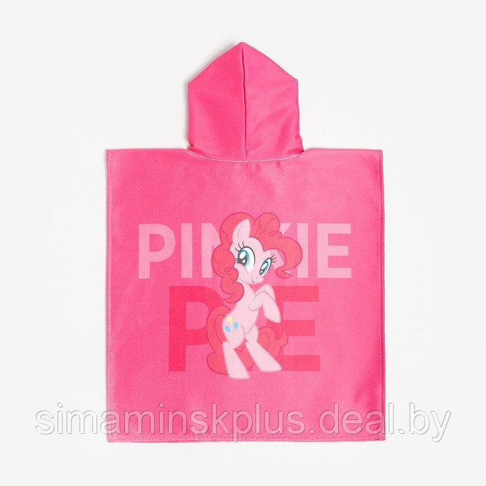 Полотенце-пончо детское махровое My Little Pony Пинки Пай 60х120 см, 50% хл., 50% полиэстер - фото 9 - id-p188602130