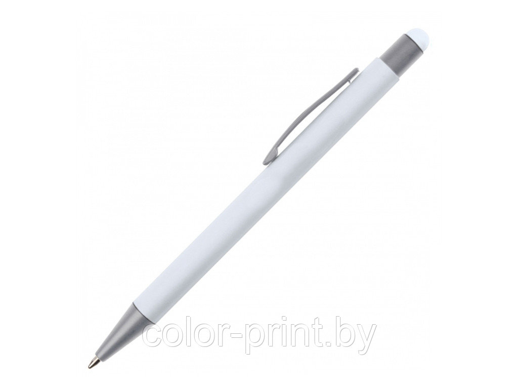 Ручка шариковая металлическая со стилусом SALT LAKE, белый