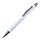 Ручка шариковая металлическая со стилусом SALT LAKE, белый, фото 4