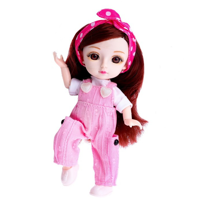 Кукла модная шарнирная «Варя» в комбинезоне - фото 2 - id-p188614312