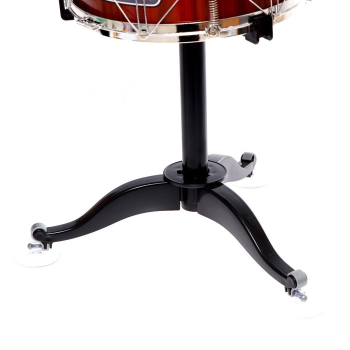 Барабанная установка «Рок», 5 барабанов, тарелка, палочки, стульчик - фото 3 - id-p188614452