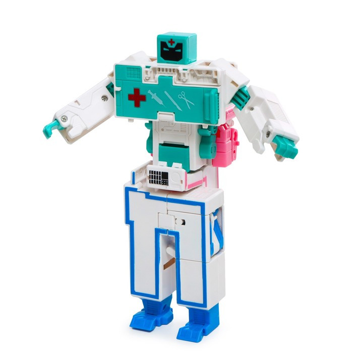 Набор роботов «Алфавит», трансформируются, 7 штук, собираются в 1 робота - фото 3 - id-p188615125