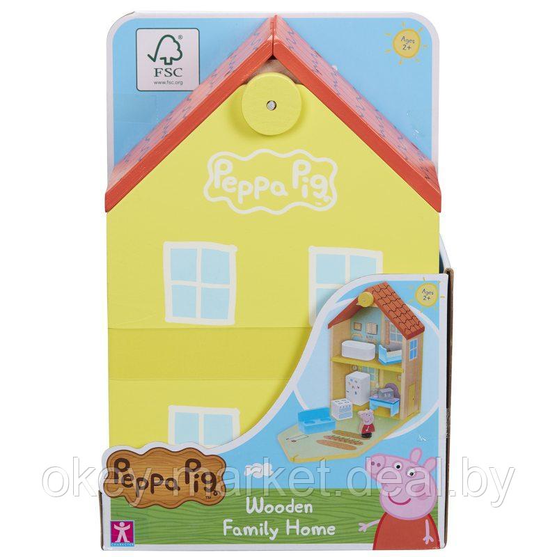 Деревянный игровой набор Домик с аксессуарами и фигуркой Peppa Pig - фото 7 - id-p188620352