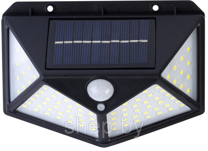 Светодиодный настенный светильник Smartbuy (SBF-33-MS) на солнечных батареях, с датчиком движения, 12Вт 100LED - фото 2 - id-p188620623